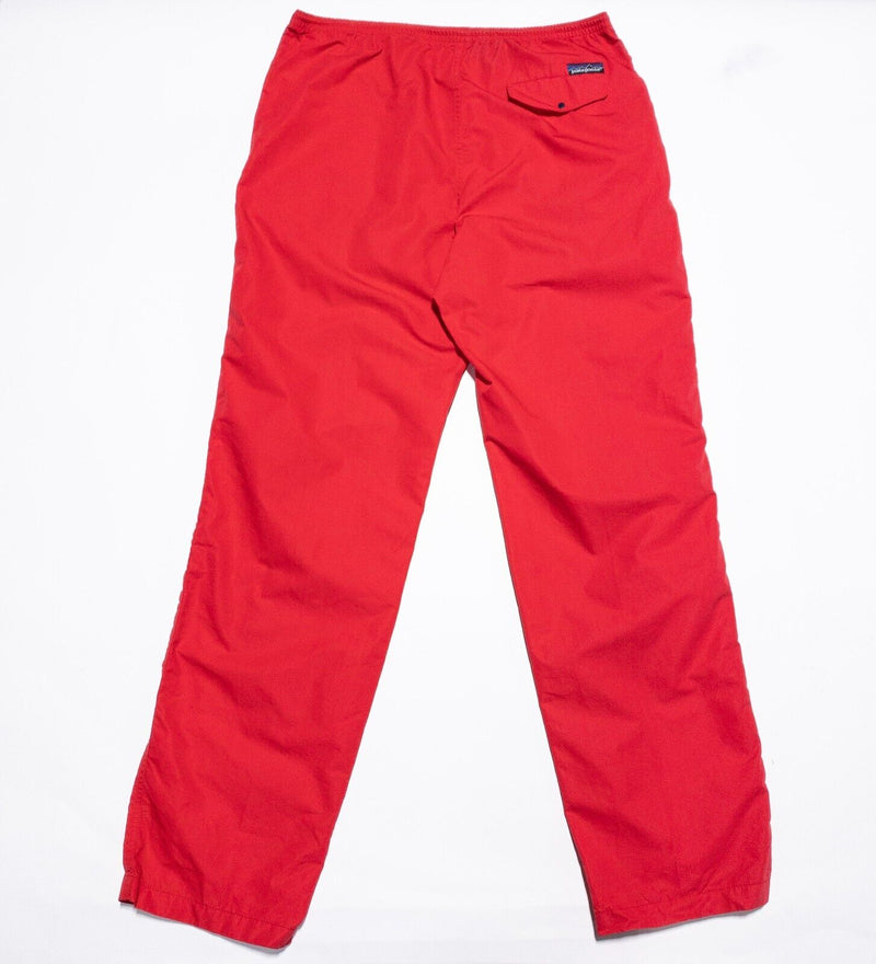 Patagonia Baggies Pants Men's Large Joggers Lightweight Solid Red Vintage 90s