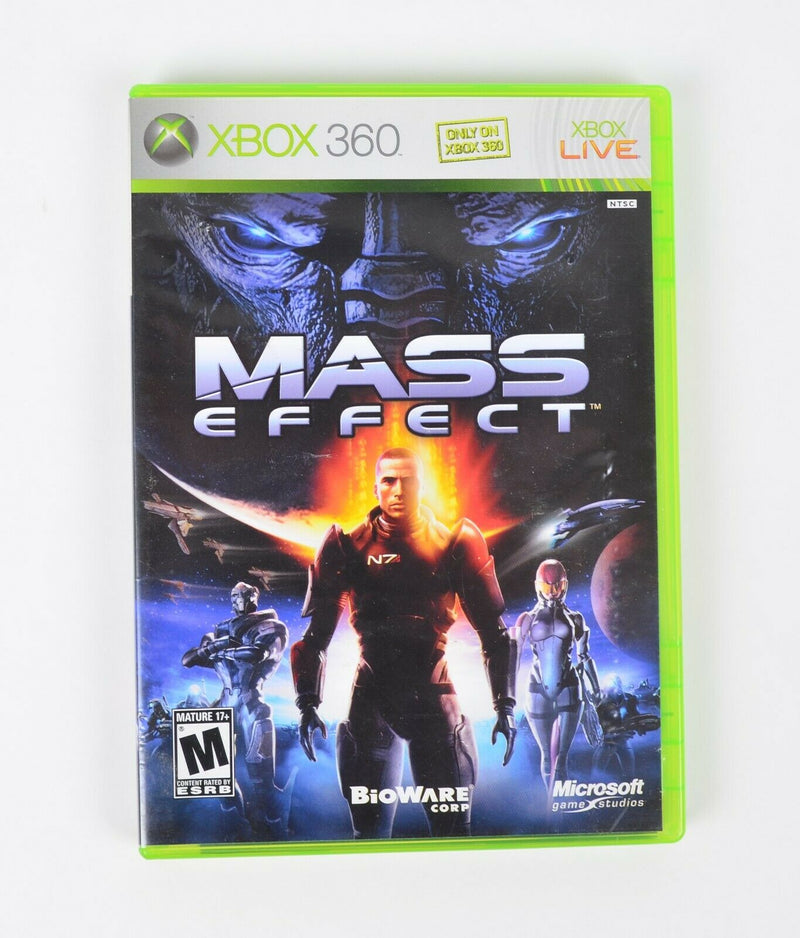 Mass Effect (Microsoft Xbox 360, 2007) Case Manual Complete