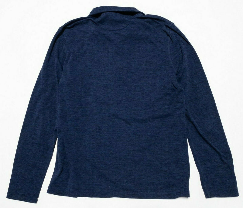 Outdoor Voices 1/4 Zip Activewear Top Navy Blue Pullover Wicking Men's Medium