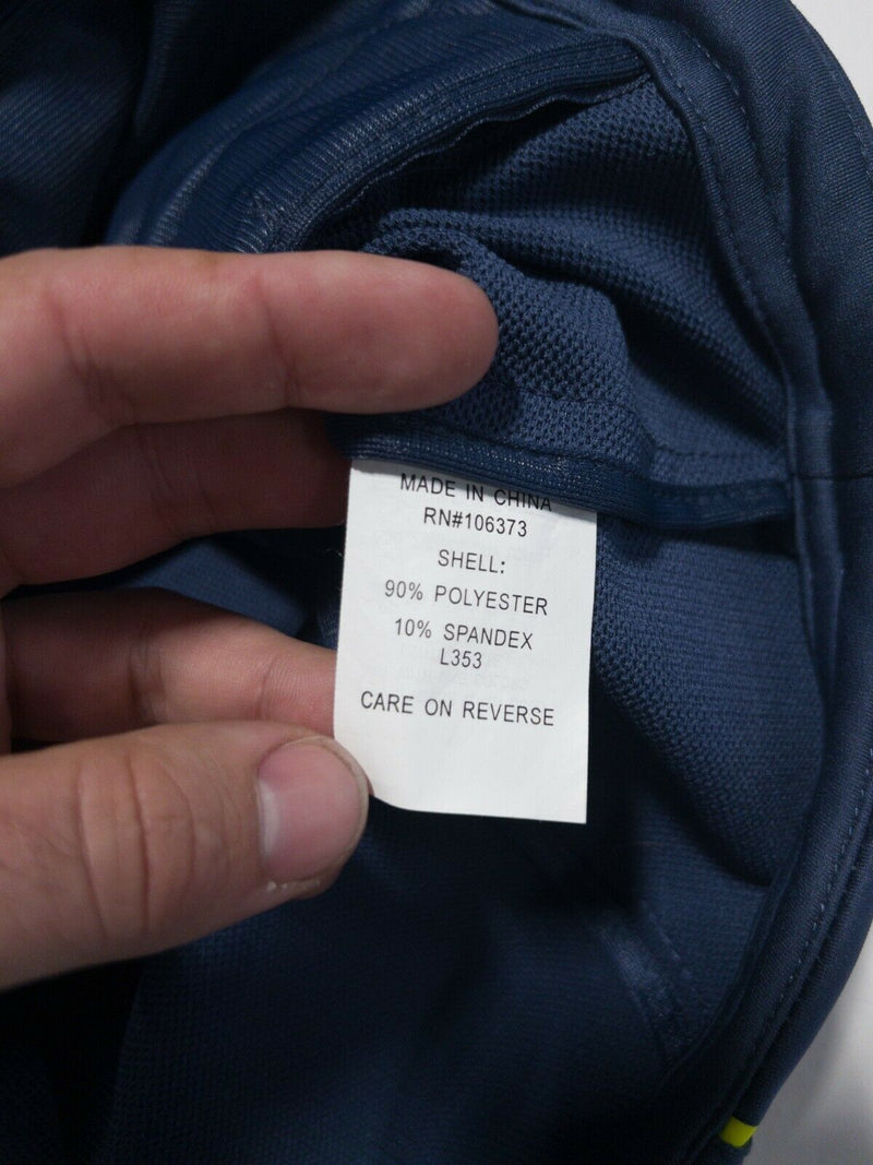 Zero Restriction Tour Series Men's XL Blue Polyester Sleeveless Full Zip Vest