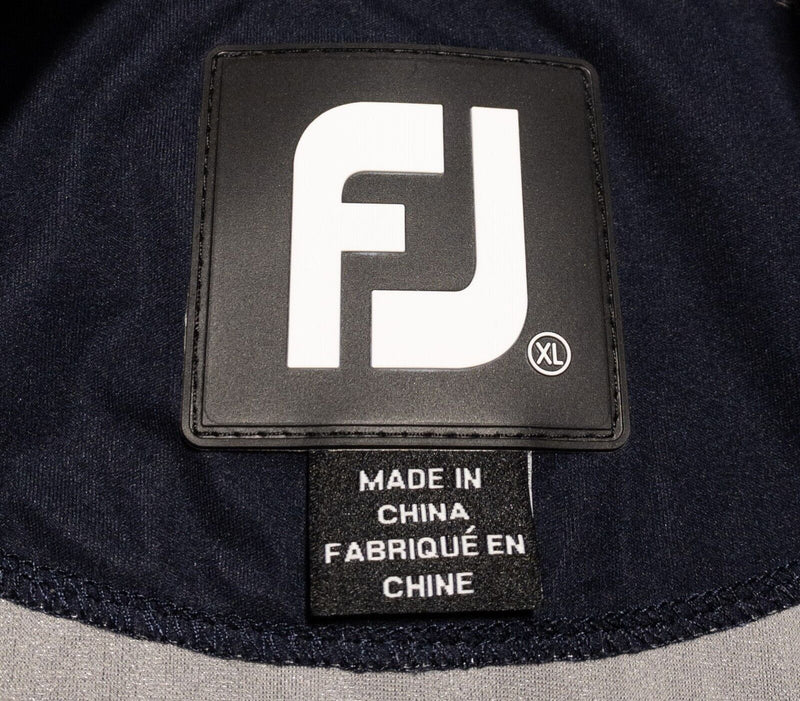 FootJoy Softshell Vest Men's XL Full Zip Lightweight Navy Blue Golf Stretch