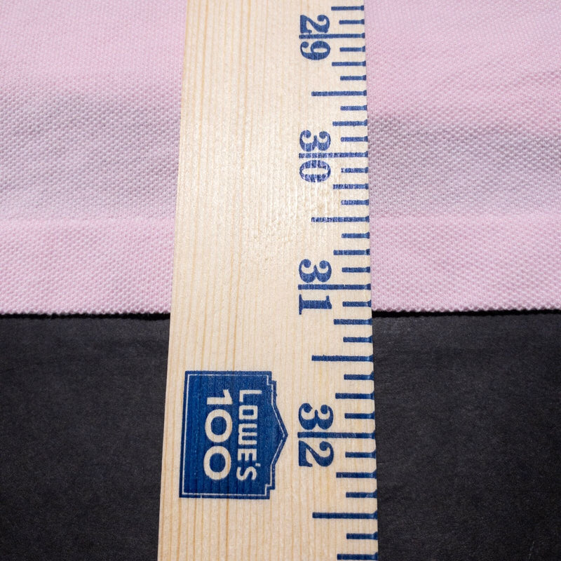 Polo Ralph Lauren 3XB Knit Oxford Men's Polo Shirt Light Pink Button-Down