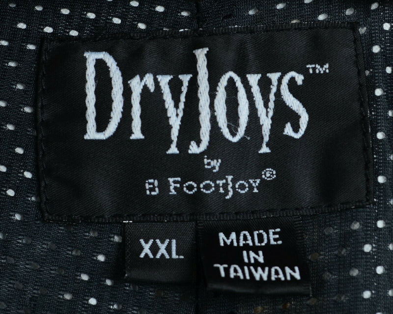 FootJoy DryJoys Men's 2XL Vented Full Zip Snap Blue Black Golf Jacket