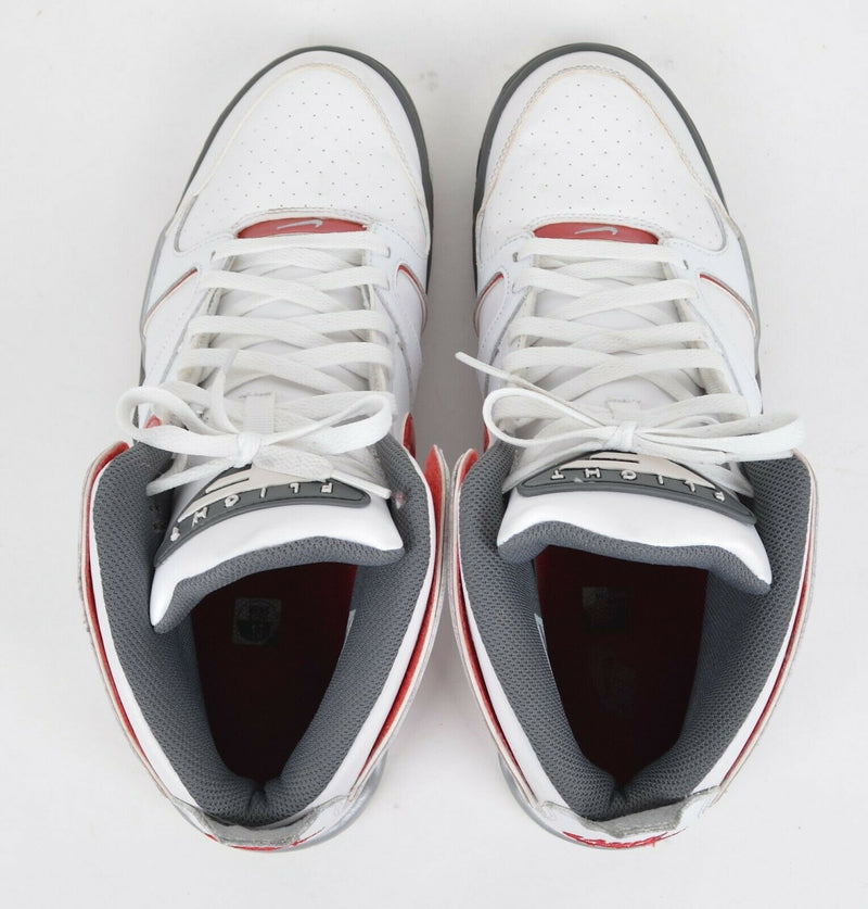Nike Air Flight Falcon Men's 13 Swoosh Basketball Shoes Red/White 397204-160