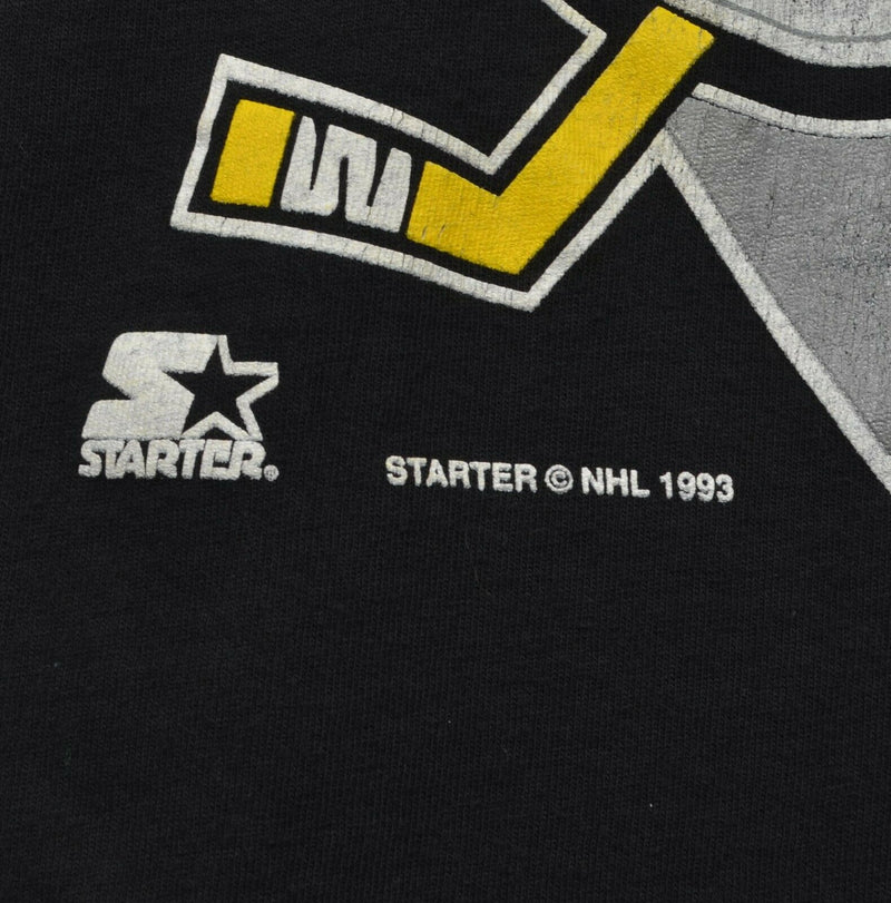 Vtg 1993 Mighty Ducks Men's Sz Large Starter Hockey Movie Graphic T-Shirt