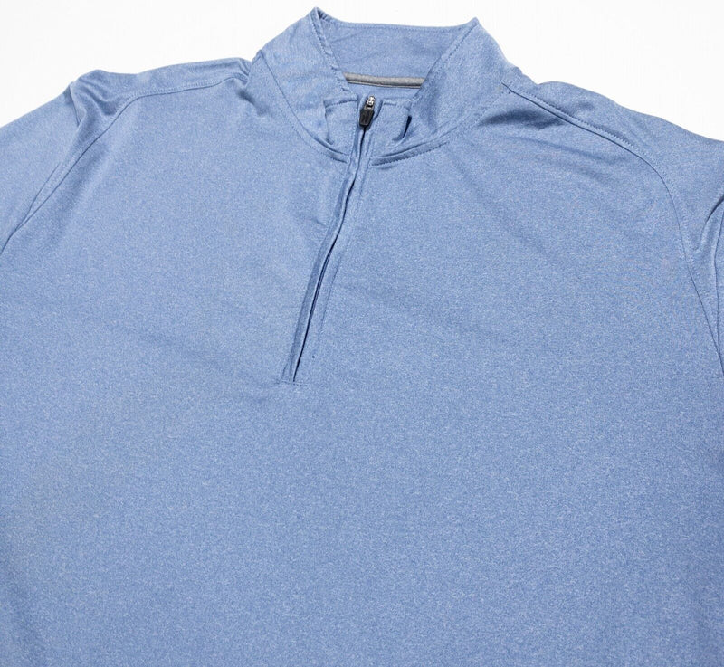 Johnnie-O 1/4 Zip Men's Large Pullover Prep-Formance Blue Wicking Stretch Golf