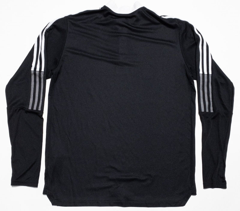 Chicago Fire FC Jacket Mens XL Adidas PrimeGreen 1/4 Zip Pullover Training Black