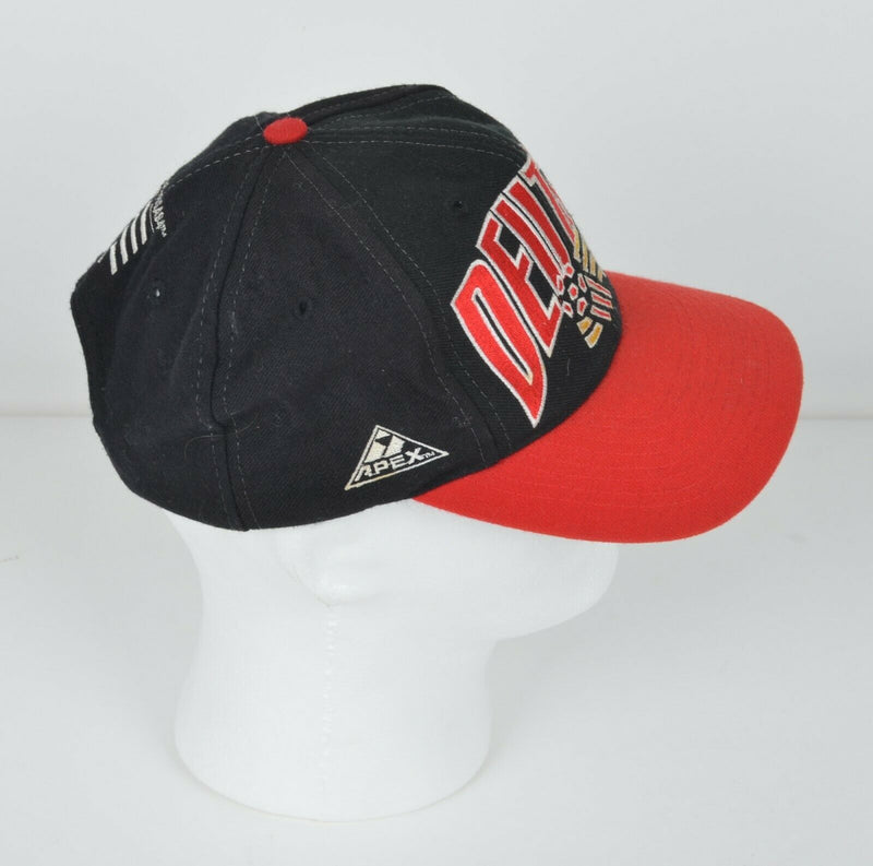Vtg Germany World Cup 1994 Men's Deutschland Apex One Black Red Snapback Hat