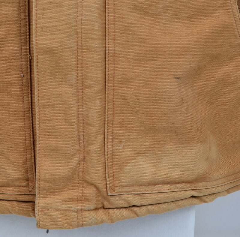 Vintage Carhartt Men's 56 (3XL) Arctic Quilt Lined Brown Duck C03 Work Jacket