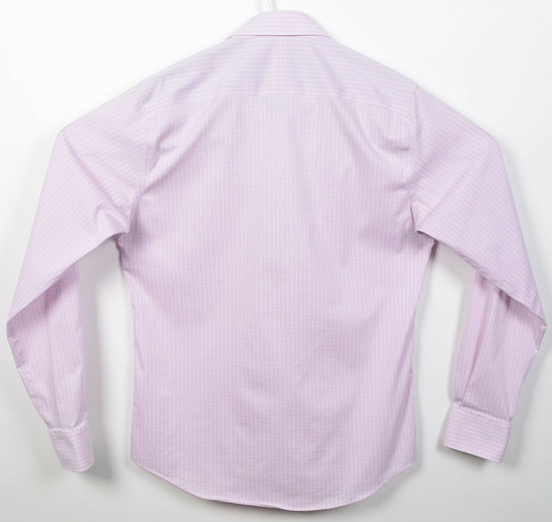 Twillory Men's 16 36-37 Tailored Pink Cotton Coolmax Performance Fabric Shirt