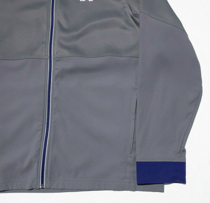 Northwestern Under Armour Men's Large Team Isssue Jacket Full Zip Gray Wildcats
