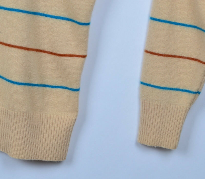 Penguin Munsingwear Men's Sz Medium Merino Wool Cashmere Striped Sweater