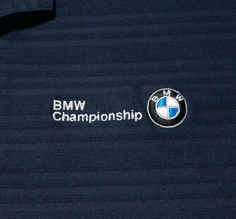 BMW Championship XL Adidas Golf Polo Men's Shirt Navy Blue ClimaCool Wicking
