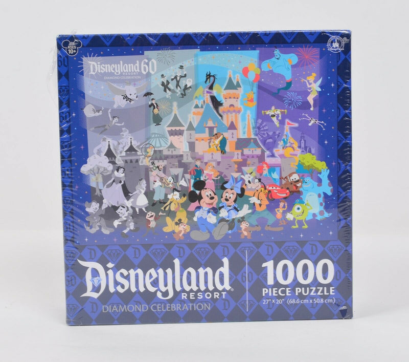 Disney Disneyland Resort 60th Diamond Celebration 1000 Piece Jigsaw Puzzle NIB