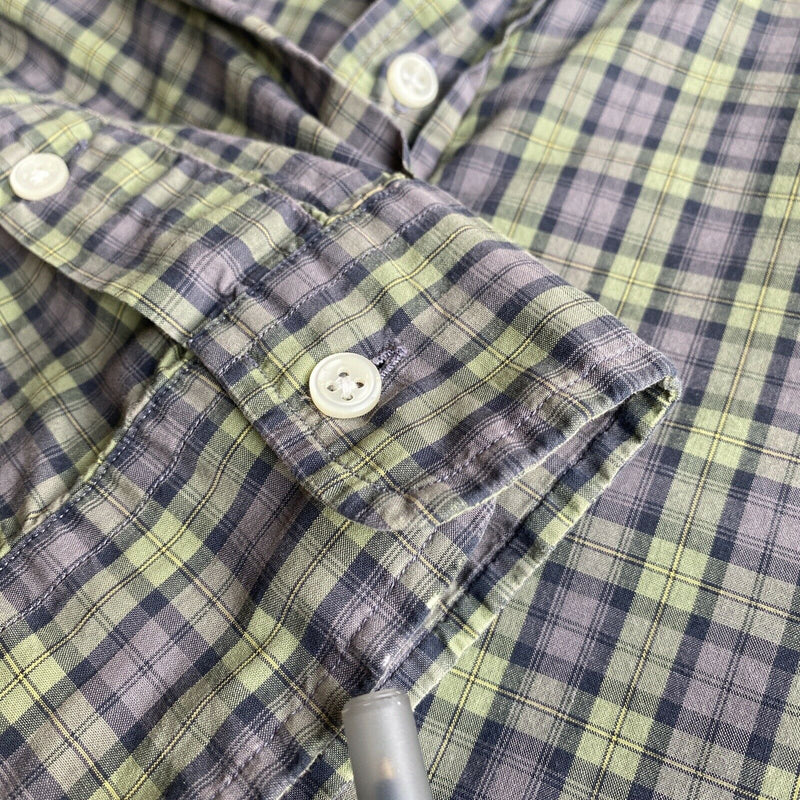 Polo Ralph Lauren Men's 2XL Green Plaid "Blake" Pony Logo Button-Down Shirt