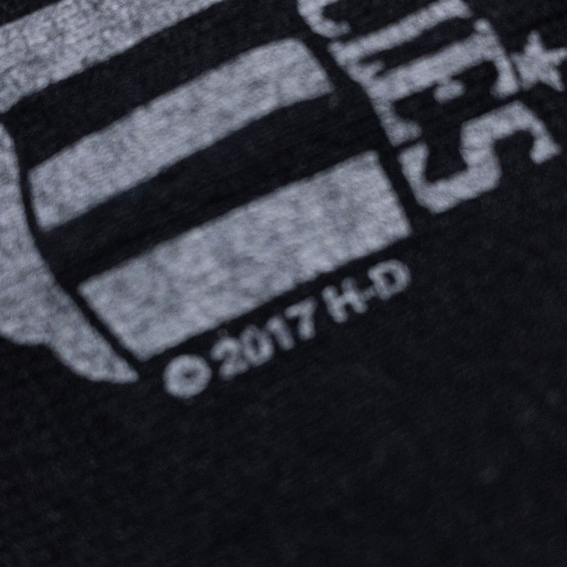 Harley-Davidson Eagle T-Shirt Men's XL Black Logo USA Made Big Graphic Black
