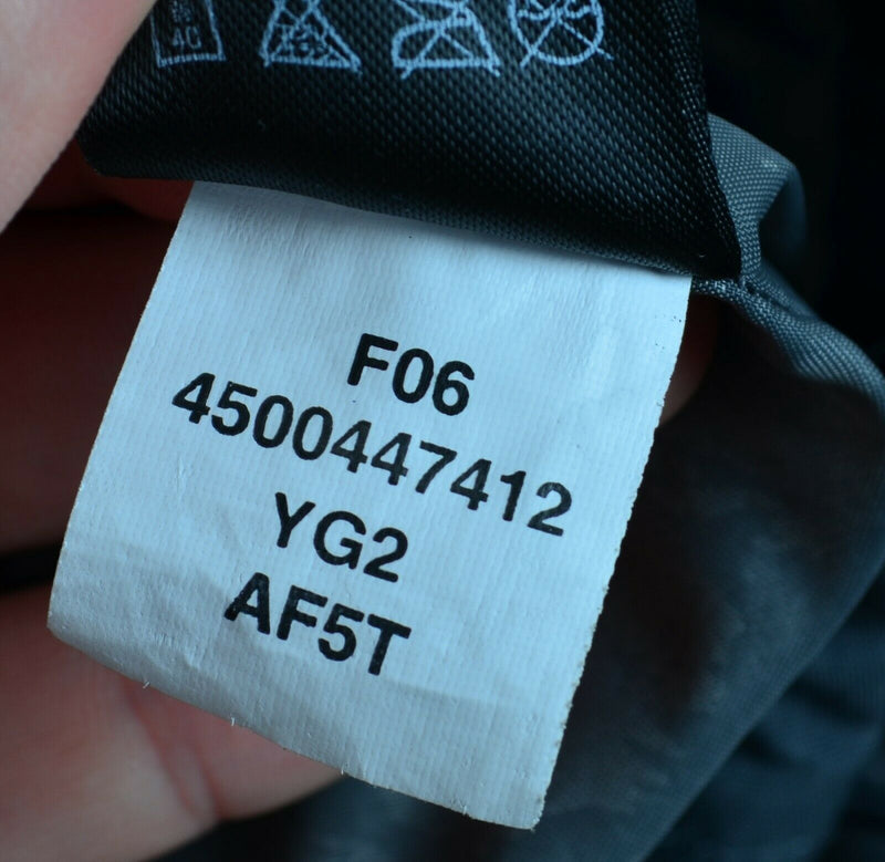 The North Face Men's XL HyVent Gray Black Full Zip Wind Rain Shell Jacket