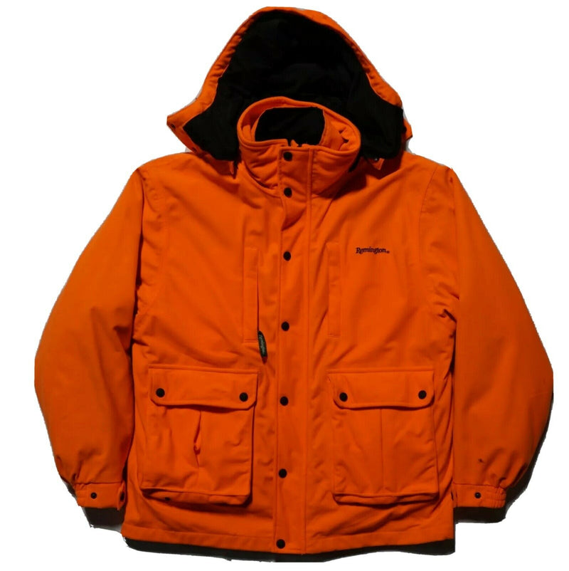 Remington Men's Large Hunting Blaze Orange Hooded Full Zip 3-in-1 Jacket