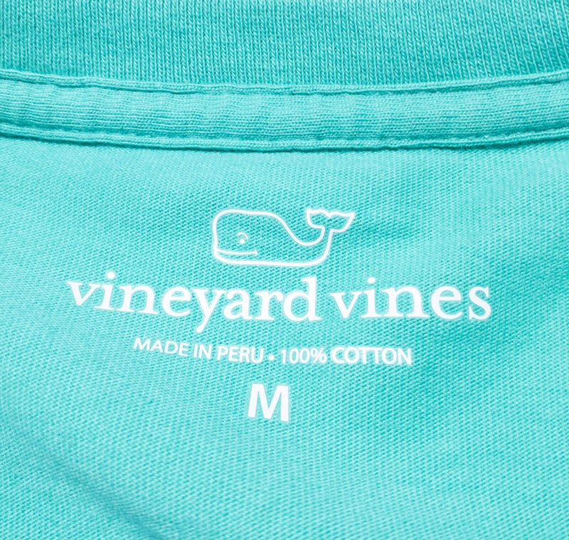 Vineyard Vines Whale Pocket T-Shirt Men's Medium Irish Clover Green Crewneck