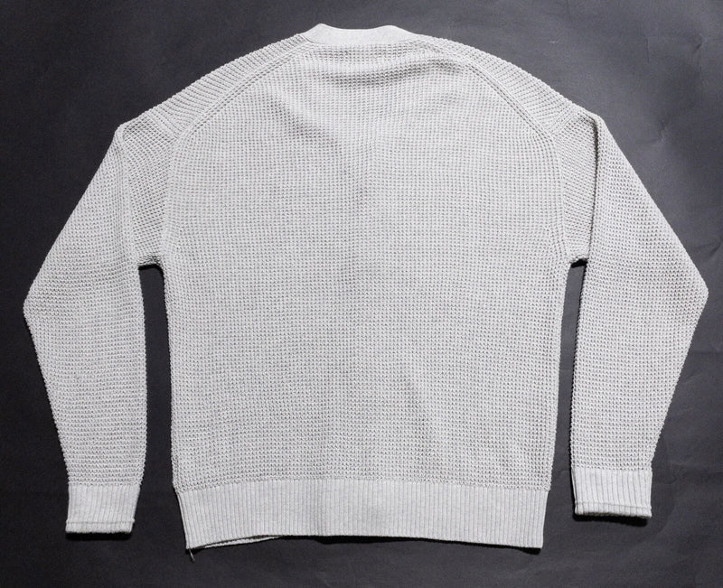 Everlane Cardigan Sweater Men's XL Light Gray Cotton CoolMax Blend Knit Button