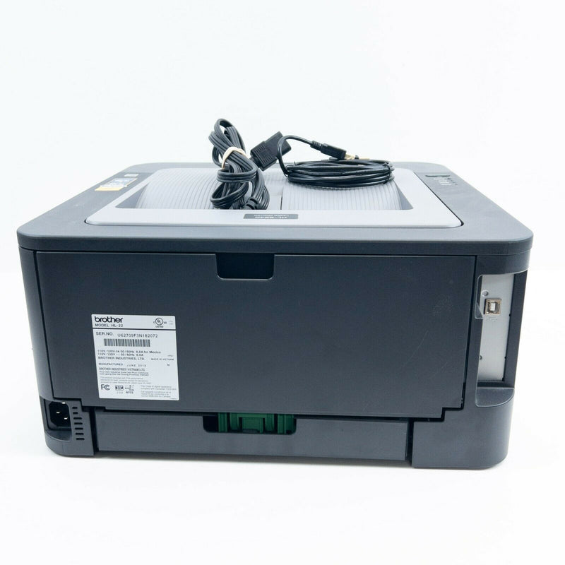 Brother HL-2240 Laser Printer 2278 Pages Monochrome Duplex Tested Cables