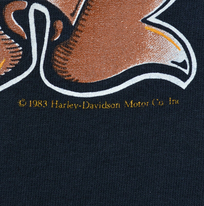Vintage 1987 Harley-Davidson Men's Sz Medium HOG Owners Group Bar Shield T-Shirt