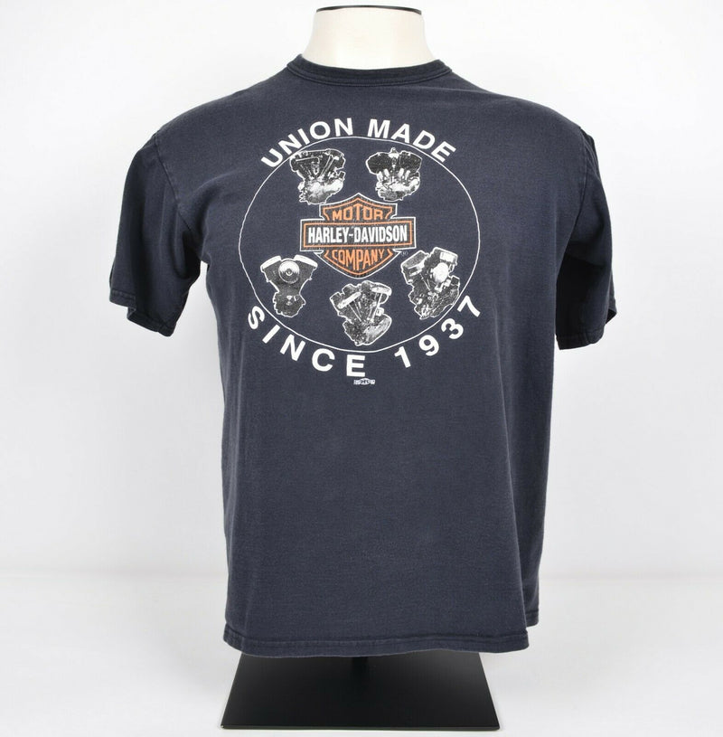 Vintage Harley-Davidson Men's Large? Union Made Engines Motorcycle T-Shirt