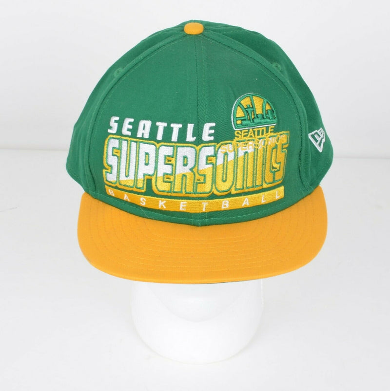 Seattle Supersonics Men's One Size New Era Hardwood Classics Green Snapback Hat