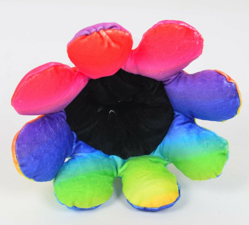 Reversible Mood Octopus Black White Rainbow Legs Flip Plush Stuffed Toy Soft