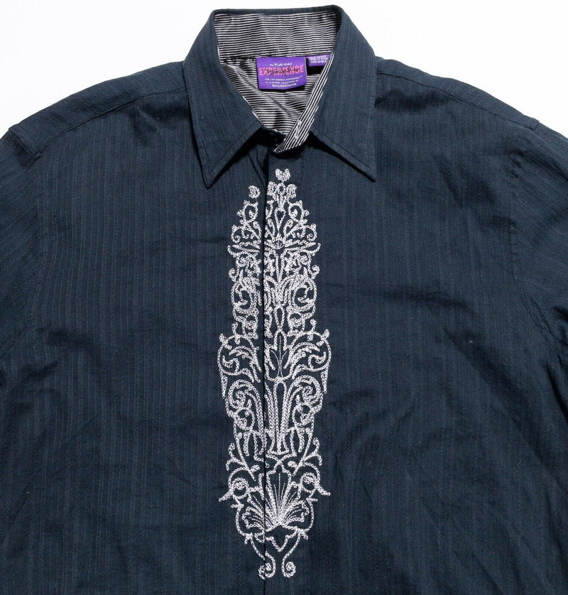 Jimi Hendrix Experience Shirt Men's XL Button-Up Rock Roll Lifestyle Long Sleeve
