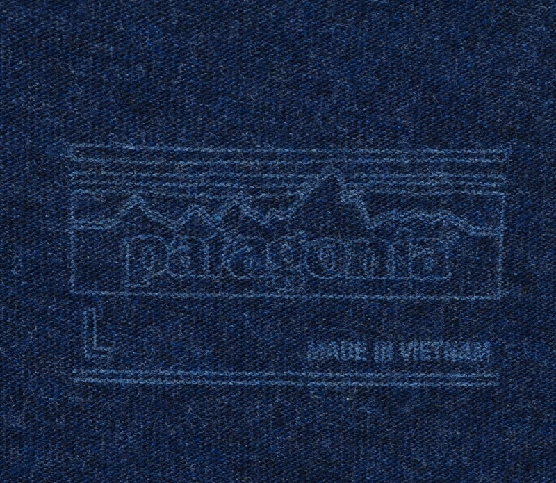 Patagonia Men's Large Organic Cotton Lightweight New Navy Blue Pocket Polo Shirt
