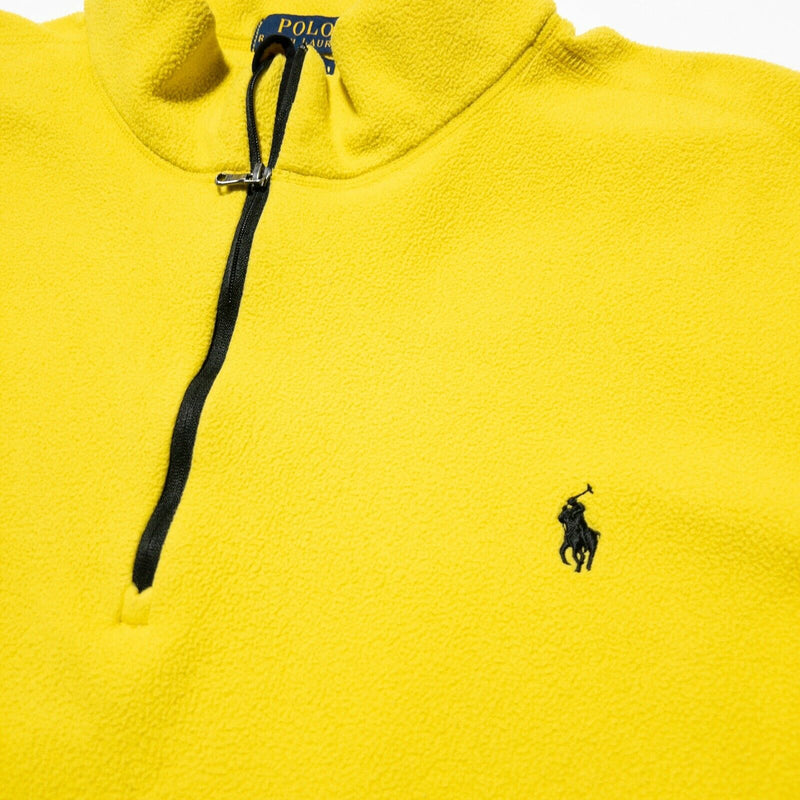 Polo Ralph Lauren Performance Men's 3XB (3XL Big) Yellow Fleece 1/4 Zip Jacket