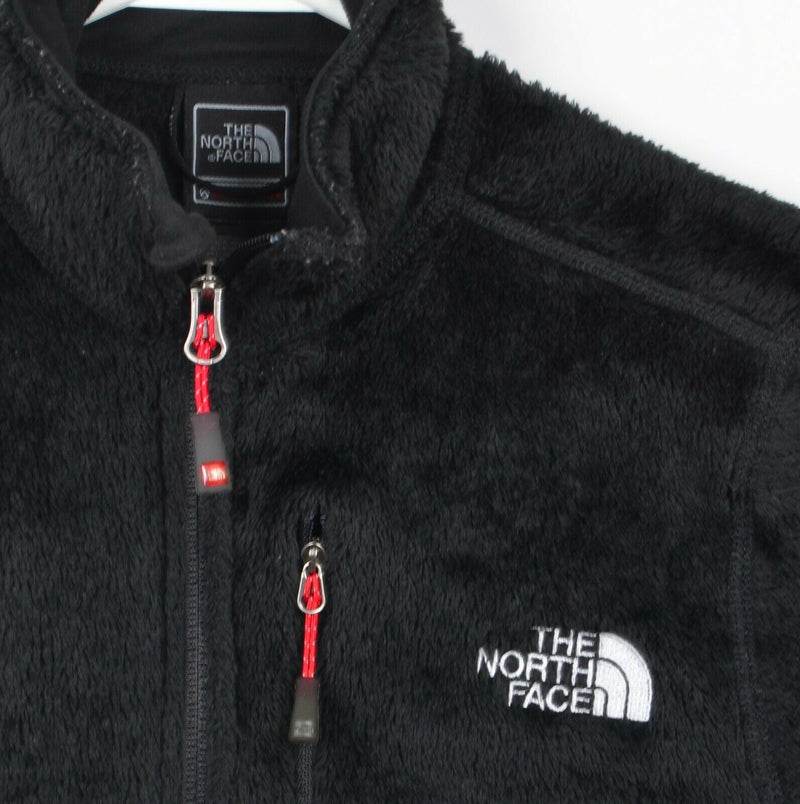 The North Face Summit Series Women's Small Fuzzy Fleece Black Full Zip Jacket