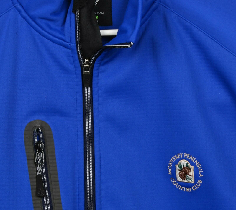 Zero Restriction Men's Sz Large Tour Series Blue Full Zip Golf Jacket