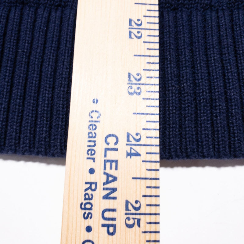 Lauren Ralph Lauren Tennis Sweater Women's Medium Cable-Knit V-Neck Blue Green