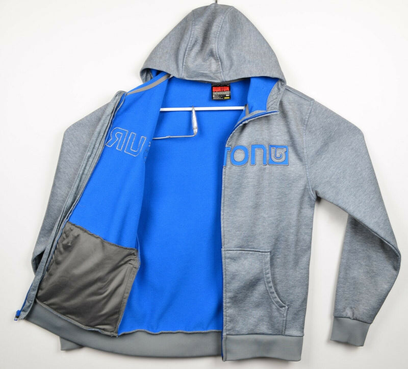 Burton DryRide Men's Small Fleece Lined Snowboard Zip Hoodie Sweatshirt