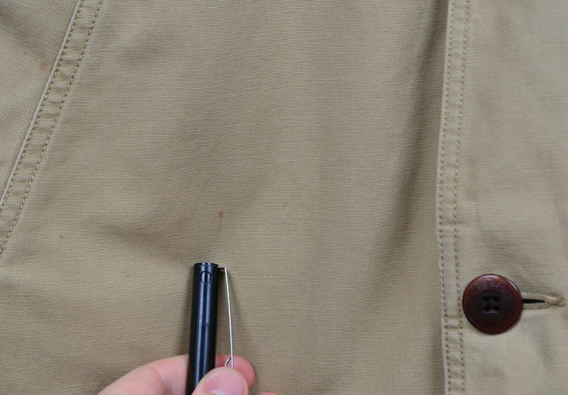 LL Bean Men's Sz XLT Thinsulate Lined Khaki Work Barn Coat Field Jacket