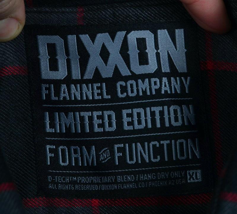 Dixxon Flannel Co. Men's XL Snap-On Tools Plaid D-Tech Flannel Shirt