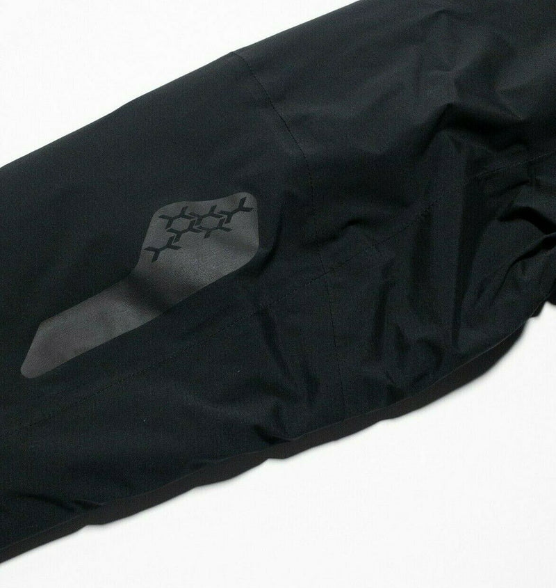 RLX Ralph Lauren Down Fill Solid Black Insulated Hooded Parka Jacket Men's XL