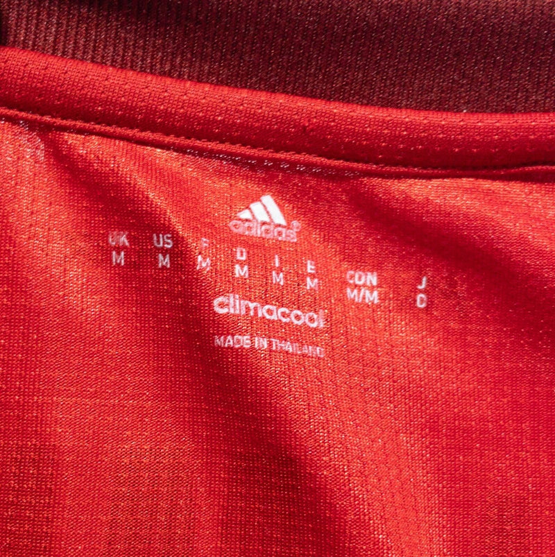 Bayern Munich Jersey Men's Medium Adidas Soccer Football Red 2015/16 Home