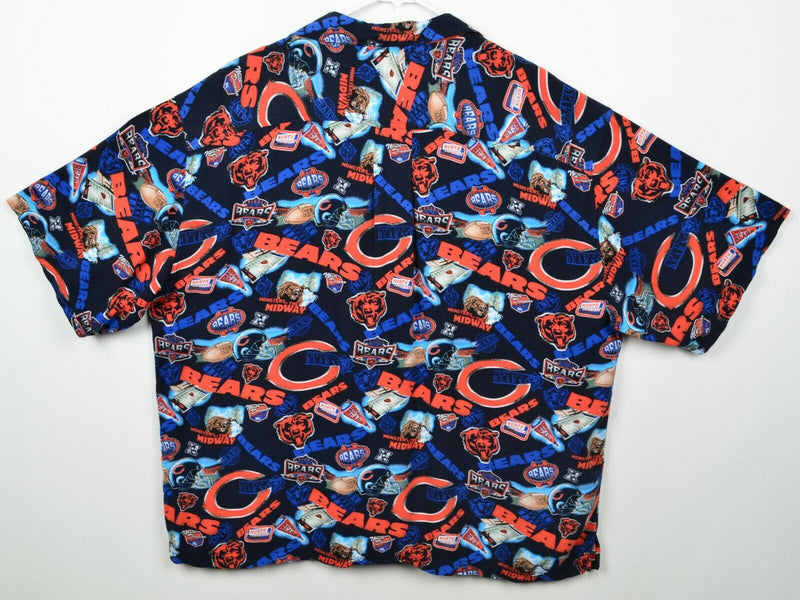 Chicago Bears Men's Sz XL? 100% Rayon NFL Team Hawaiian Aloha Shirt