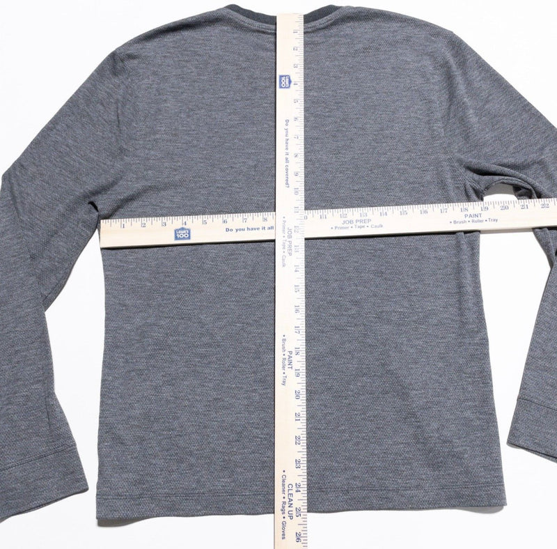 Lululemon Long Sleeve Shirt Men's Fits Medium Crewneck Wicking Stretch Gray