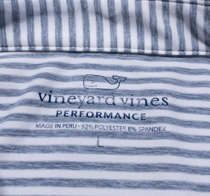 Vineyard Vines Performance Polo Shirt Men's Large Baker Tilly Consulting Wicking