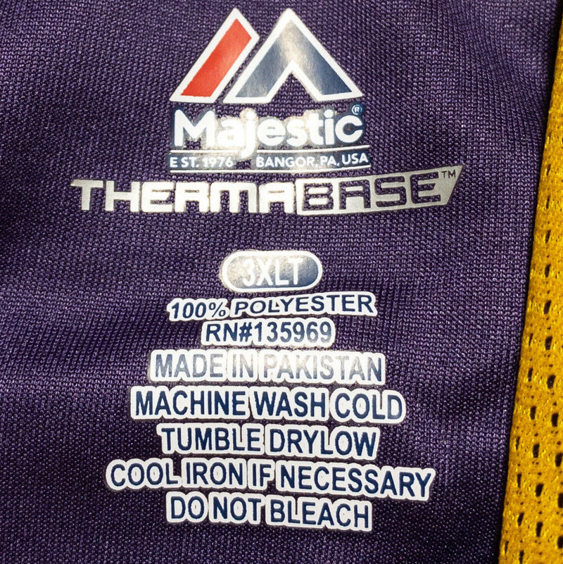 Minnesota Vikings Men's 3XLT (3XL Tall) Majestic Thermabase Purple Hoodie