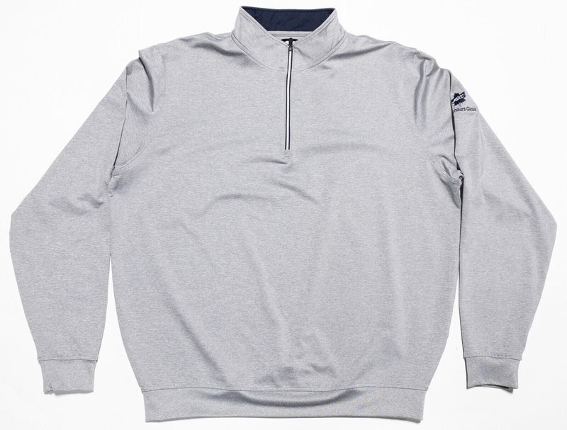 FootJoy 1/4 Zip Men's XL Pullover Jacket Golf Gray Performance Half-Zip Wicking