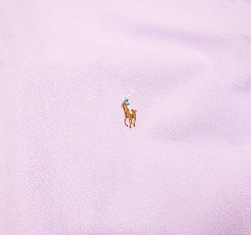 Polo Ralph Lauren 2XB Classic Fit Men's Light Purple Short Sleeve Button-Down