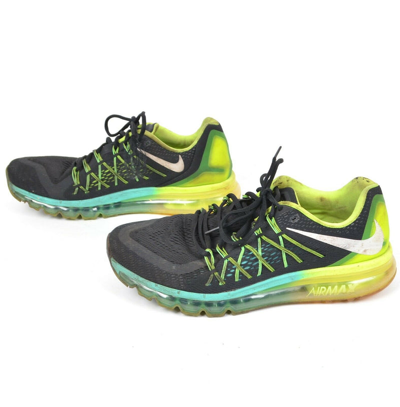 Nike Air Max Men's 12 Black Hyper Jade Running/Training Shoes 698902-003