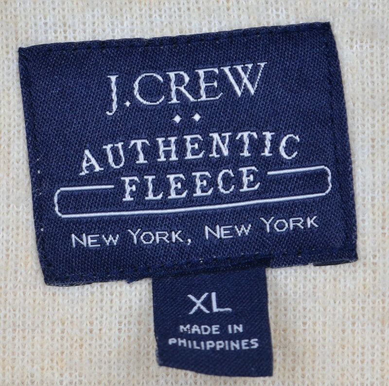 J.Crew Men’s XL Snap-T Authentic Fleece Deep Pile Pullover Sweatshirt Jacket