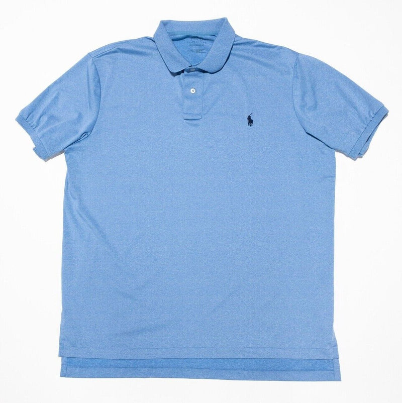 Polo Ralph Lauren Performance XL Polo Shirt Men's Polyester Wicking Blue Golf