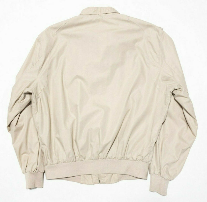 Members Only Jacket Europe Craft Men's 40 Vintage 90s Beige Bomber Cafe Racer